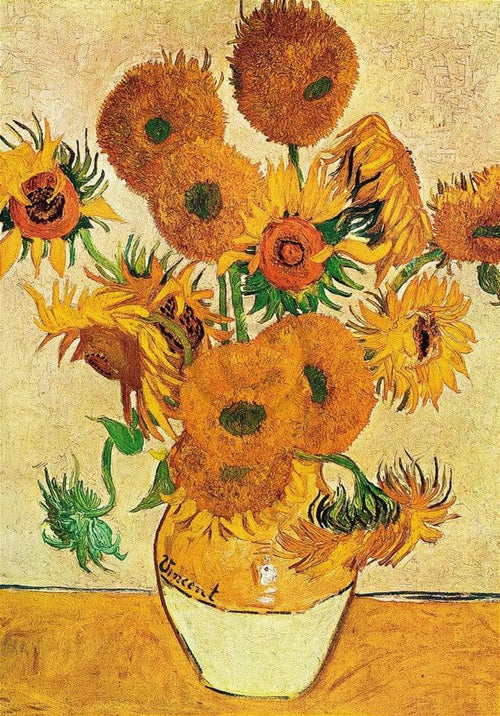 Vincent Van Gogh Vaso di girasoli Reproducción de arte 70x100cm | Yourdecoration.es