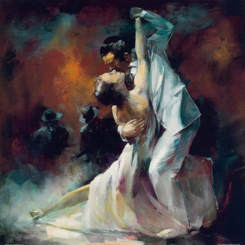 Willem Haenraets Tango Argentino I Reproducción de arte 70x70cm | Yourdecoration.es