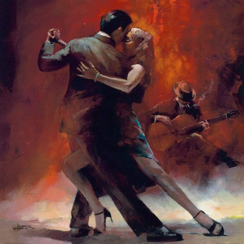 Willem Haenraets Tango Argentino II Reproducción de arte 70x70cm | Yourdecoration.es