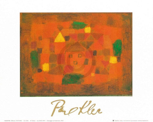 Paul Klee Paesaggio al tramonto, 1923 Reproducción de arte 30x24cm | Yourdecoration.es
