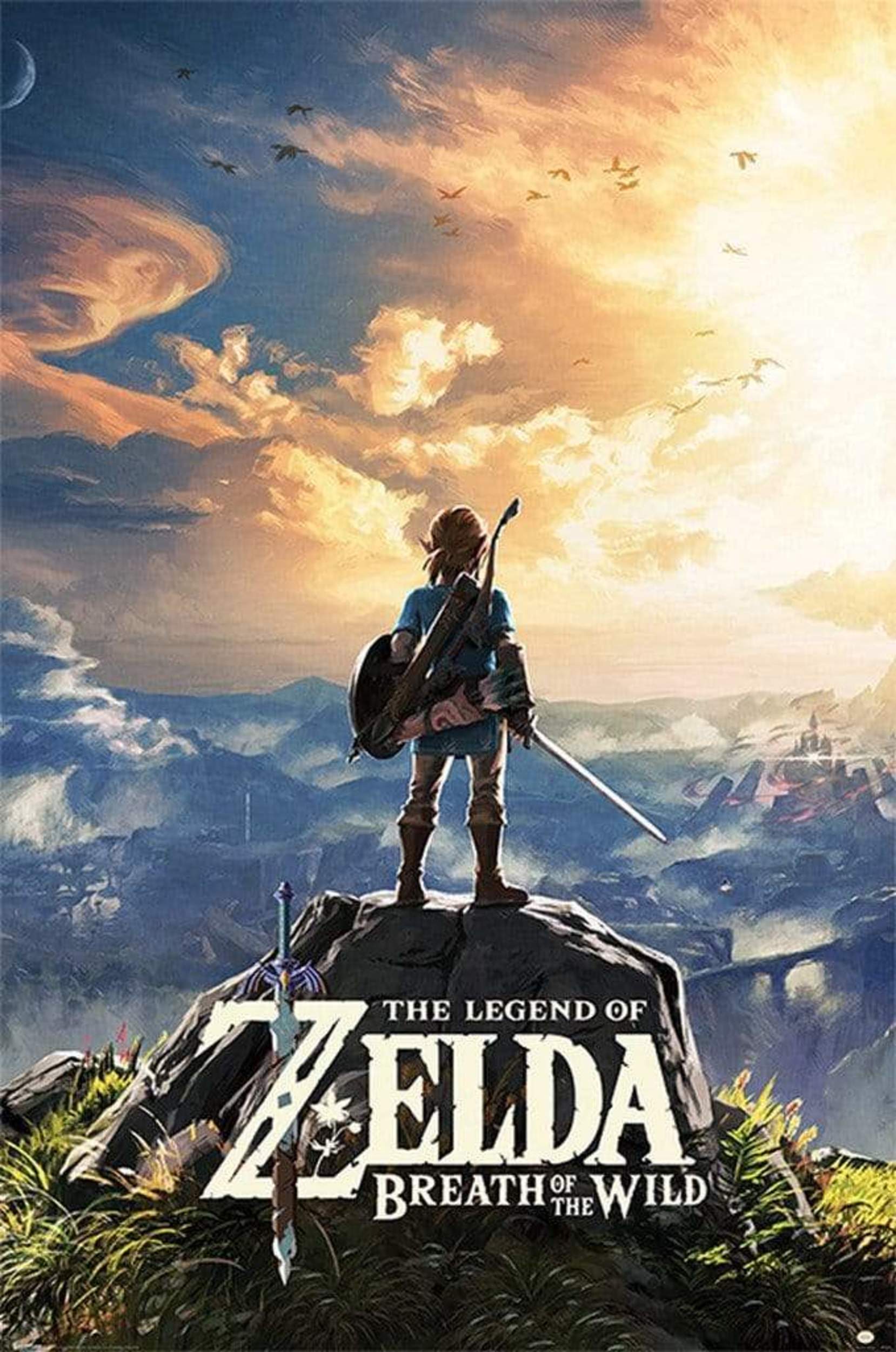 Póster The Legend of Zelda Breath Sunset | Yourdecoration