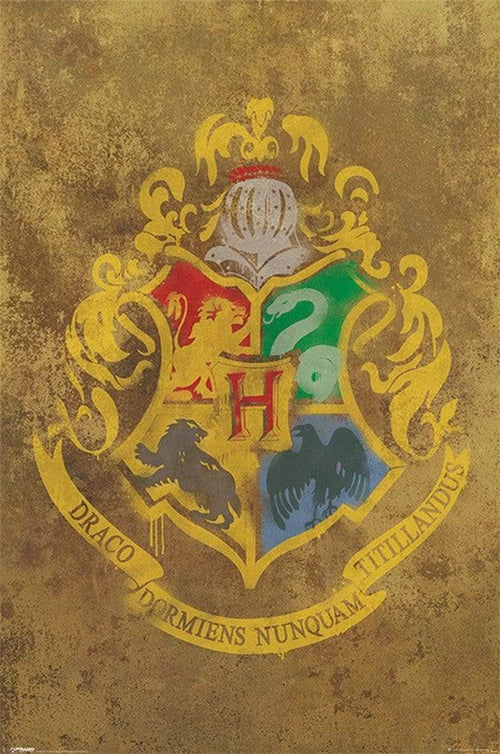 Pyramid Harry Potter Hogwarts Crest Póster 61x91,5cm | Yourdecoration.es