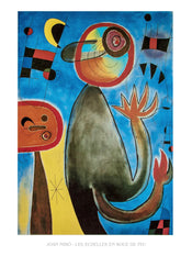 Joan Miro  Les echelles en roue Reproducción de arte 60x80cm | Yourdecoration.es