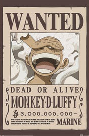 Poster One Piece Wanted Luffy 61x91 5cm PP2501058 | Yourdecoration.es