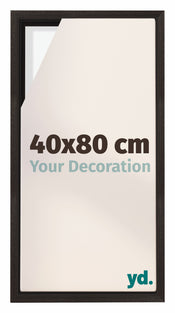 Lyon MDF Marco Flotante 40x80cm Roble Oscuro Delantera Tamano | Yourdecoration.es