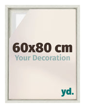 Lyon MDF Marco Flotante 60x80cm Blanco Lavado Delantera Tamano | Yourdecoration.es