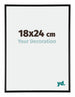 Austin Aluminio Marco de Fotos 18x24cm Negro muy brillante Parte delantera Tamano | Yourdecoration.es