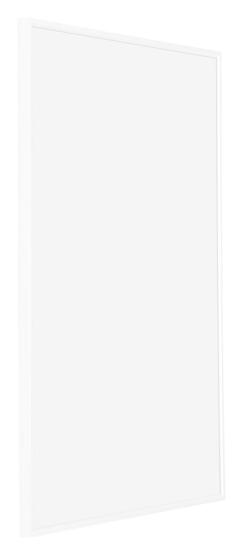 Evry Plastico Marco de Fotos 60x90cm Blanco muy brillante Parte delantera Oblicuo | Yourdecoration.es