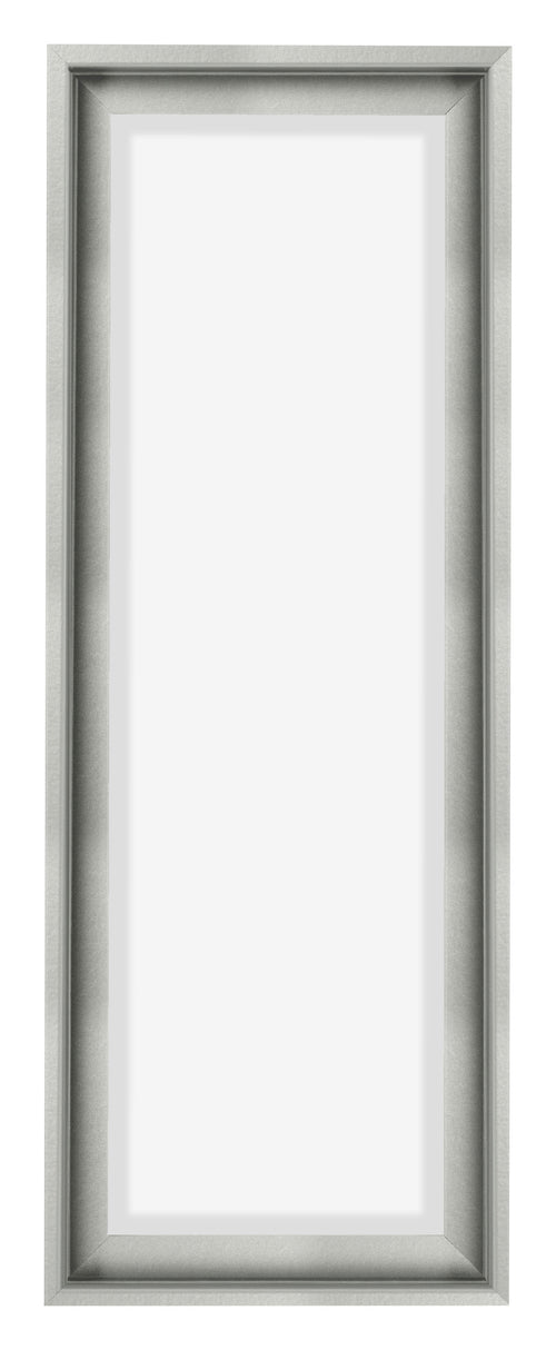 Lyon MDF Marco Flotante 1 3 Plateado Mate Delantera | Yourdecoration.es