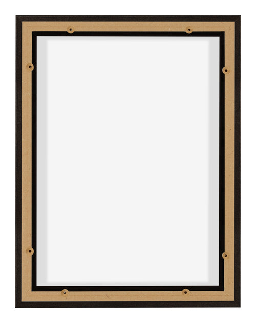 Lyon MDF Marco Flotante 3 4 Roble Oscuro Trasera | Yourdecoration.es