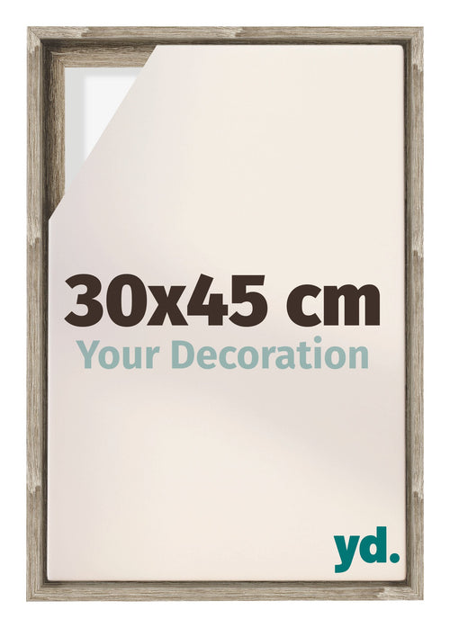 Lyon MDF Marco Flotante 30x45cm Roble Sonoma Delantera Tamano | Yourdecoration.es