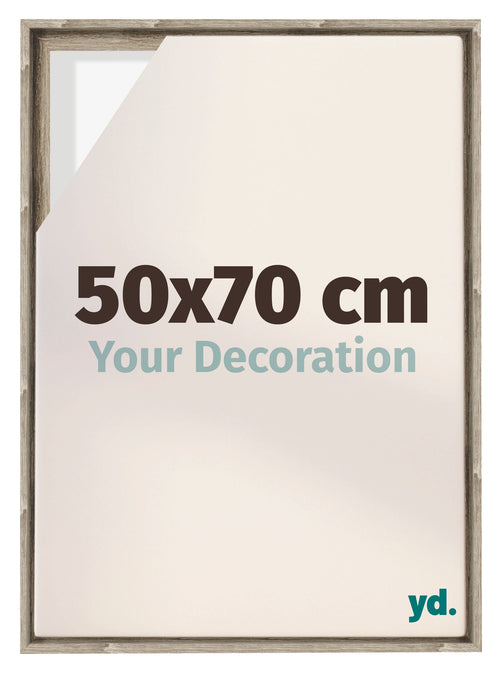 Lyon MDF Marco Flotante 50x70cm Roble Sonoma Delantera Tamano | Yourdecoration.es