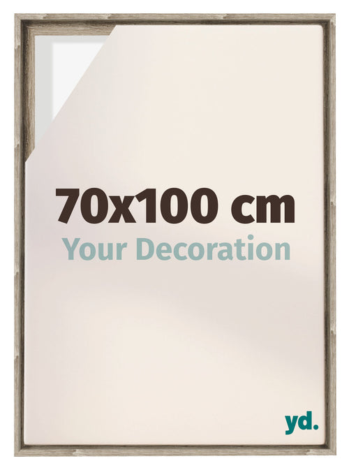 Lyon MDF Marco Flotante 70x100cm Roble Sonoma Delantera Tamano | Yourdecoration.es