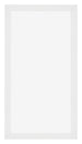 Mura MDF Marco de Fotos 50x100cm Blanco muy brillante Parte delantera | Yourdecoration.es