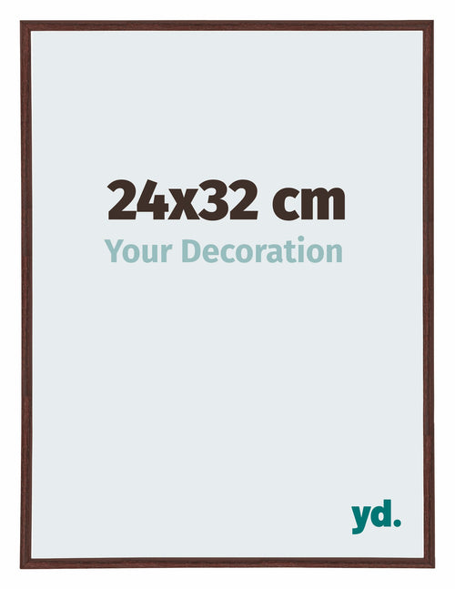 Annecy Plástico Marco de Fotos 24x32cm Marrón Delantera Tamano | Yourdecoration.es