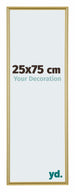 Annecy Plástico Marco de Fotos 25x75cm Dorado Delantera Tamano | Yourdecoration.es