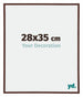 Annecy Plastico Marco de Fotos 28x35cm Marron Parte delantera Tamano | Yourdecoration.es