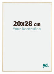 Austin Aluminio Marco De Fotos 20x28cm Dorado Muy Brillante Delantera Tamano | Yourdecoration.es