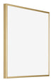 Austin Aluminio Marco De Fotos 45x45cm Dorado Muy Brillante Delantera Oblicuo | Yourdecoration.es