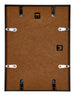 Austin Aluminio Marco de Fotos 24x32cm Negro Brillante Trasera | Yourdecoration.es
