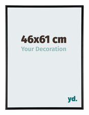 Austin Aluminio Marco de Fotos 46x61cm Negro Brillante Delantera Tamano | Yourdecoration.es