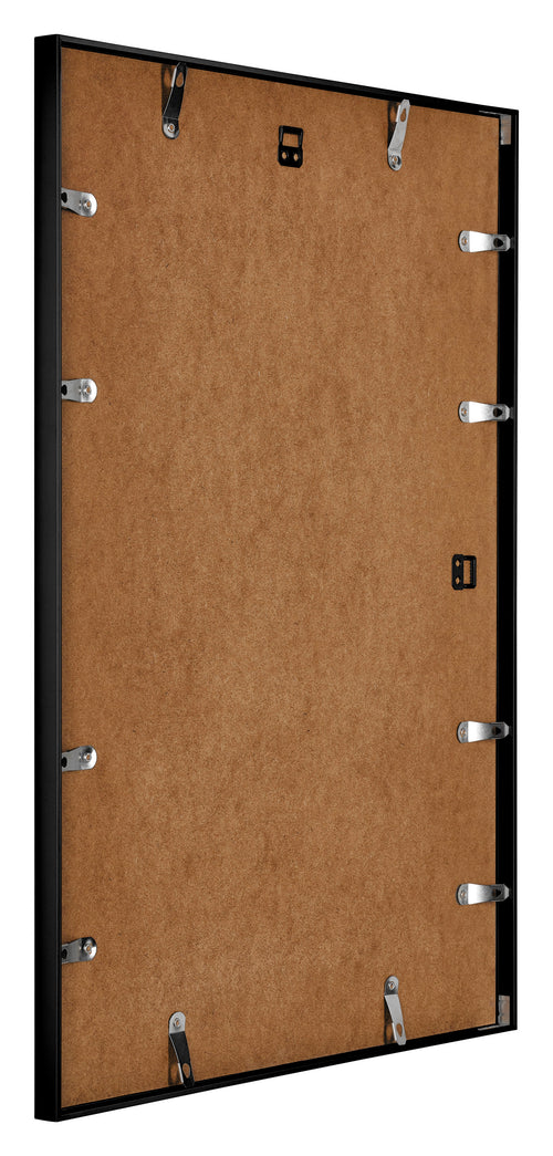 Austin Aluminio Marco de Fotos 59 4x84cm Negro muy brillante Parte trasera Oblicuo | Yourdecoration.es