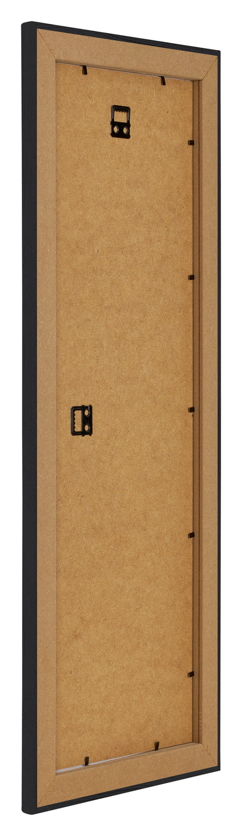 Como MDF Marco de Fotos 25x75cm Negro Grano de Madera Trasera Oblicuo | Yourdecoration.es
