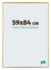 Evry Plastico Marco de Fotos 59x84cm Dorado Delantera Tamano | Yourdecoration.es