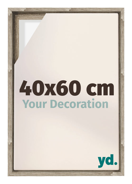 Lyon MDF Marco Flotante 40x60cm Roble Sonoma Delantera Tamano | Yourdecoration.es