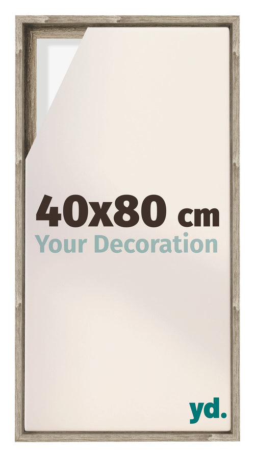 Lyon MDF Marco Flotante 40x80cm Roble Sonoma Delantera Tamano | Yourdecoration.es