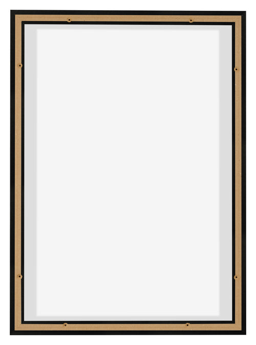 Lyon MDF Marco Flotante 5 7 Negro Mate Trasera | Yourdecoration.es