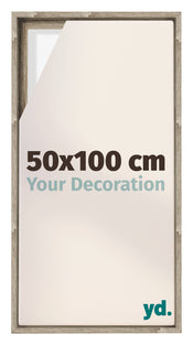 Lyon MDF Marco Flotante 50x100cm Roble Sonoma Delantera Tamano | Yourdecoration.es