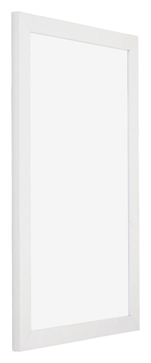 Mura MDF Marco de Fotos 33x48cm Blanco Muy Brillante Delantera Oblicuo | Yourdecoration.es