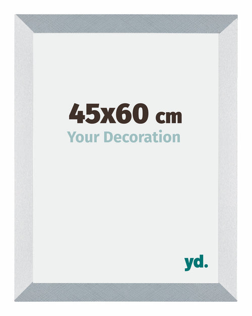 Mura MDF Marco de Fotos 45x60cm Aluminio Cepillado Parte delantera Tamano | Yourdecoration.es