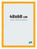 Mura MDF Marco de Fotos 48x68cm Amarillo Parte delantera Tamano | Yourdecoration.es