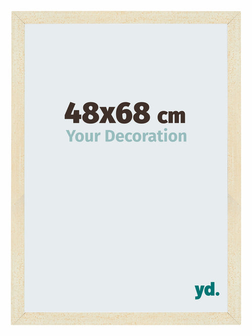 Mura MDF Marco de Fotos 48x68cm Arena barrido Parte delantera Tamano | Yourdecoration.es