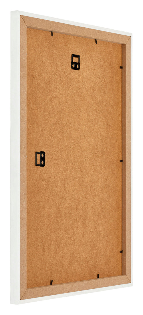 Mura MDF Marco de Fotos 60x85cm Blanco barrido Parte trasera Oblicuo | Yourdecoration.es