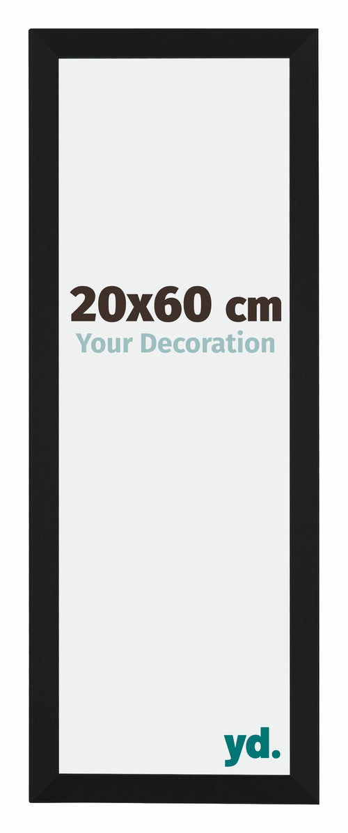 Catania MDF Marco de Fotos 20x60cm Negro Tamano | Yourdecoration.es