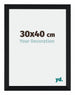 Catania MDF Marco de Fotos 30x40cm Negro Tamano | Yourdecoration.es