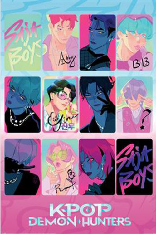 Poster K Pop Demon Hunters Light And Dark 61x91 5cm PP2510670 | Yourdecoration.es