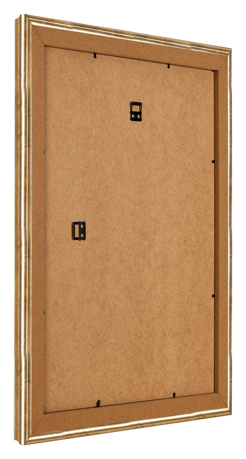 Marco de Fotos 24x30cm Dorado Antiguo MDF Lazio Trasera Oblicuo | Yourdecoration.es