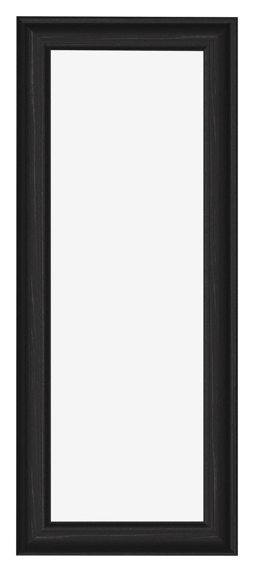 Marco de Fotos 25x75cm Negro Grano De Madera MDF Lazio Delantera | Yourdecoration.es