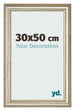Marco de Fotos 30x50cm Brillo Metalico MDF Lazio Delantera Tamano | Yourdecoration.es