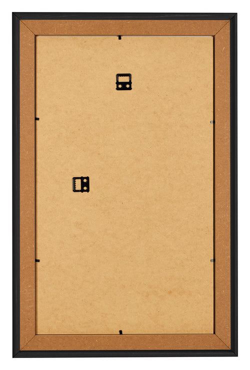 Marco de Fotos 30x50cm Negro Grano De Madera MDF Lazio Trasera | Yourdecoration.es