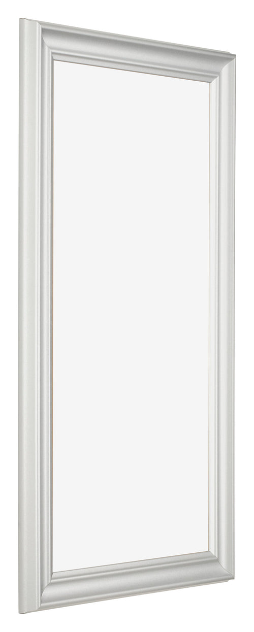 Marco de Fotos 30x60cm Blanco Barrido MDF Lazio Delantera Oblicuo | Yourdecoration.es