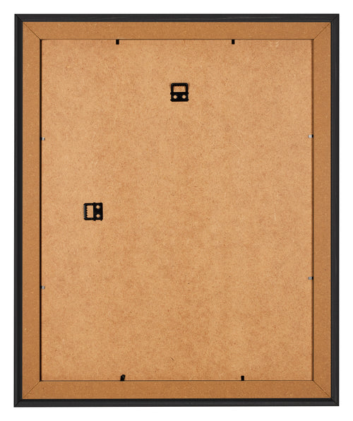 Marco de Fotos 40x55cm Negro Grano De Madera MDF Lazio Trasera | Yourdecoration.es