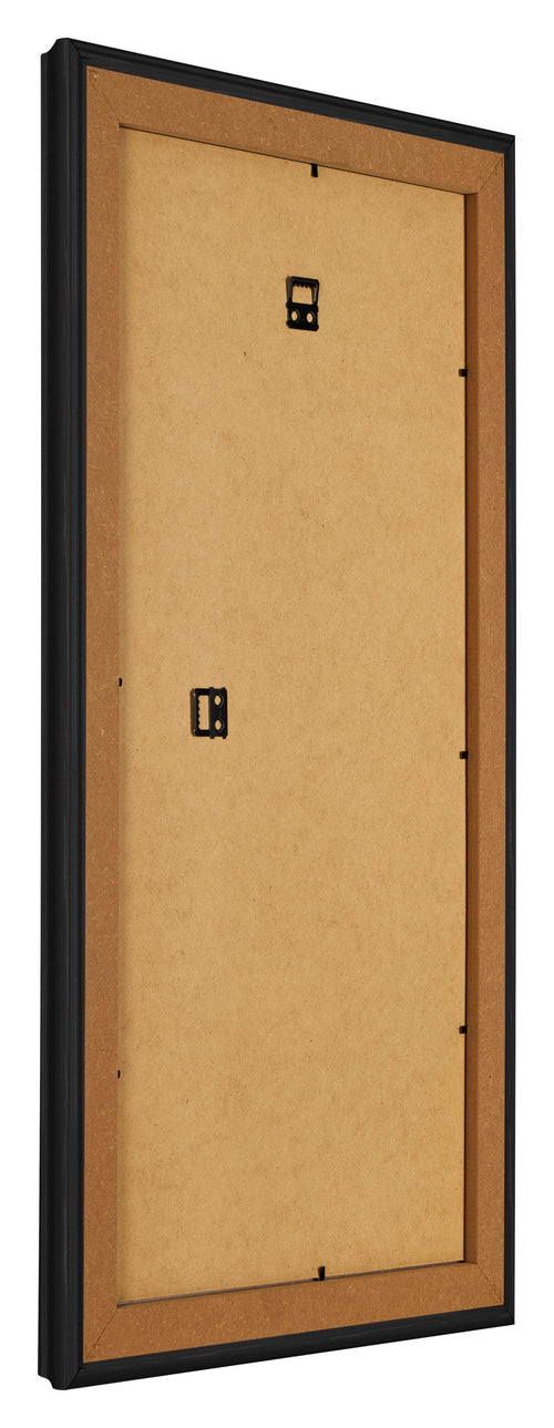 Marco de Fotos 40x70cm Negro Grano De Madera MDF Lazio Trasera Oblicuo | Yourdecoration.es