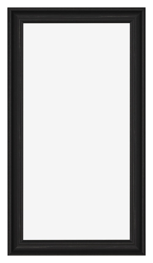 Marco de Fotos 45x80cm Negro Grano De Madera MDF Lazio Delantera | Yourdecoration.es