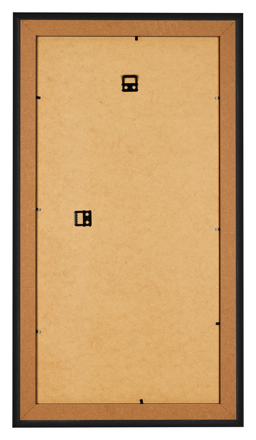 Marco de Fotos 45x80cm Negro Grano De Madera MDF Lazio Trasera | Yourdecoration.es