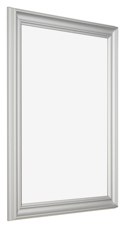 Marco de Fotos 56x71cm Plateado Mate MDF Lazio Delantera Oblicuo | Yourdecoration.es